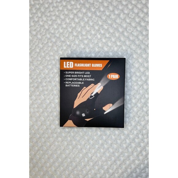 Flashlight Gloves LED Waterproof Hands Free Lights for Car Repairing Gift S - Picture 2 of 6